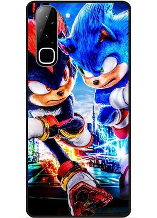 Силіконовий бампер чохол для infinix hot 70 (x6895) з малюнком соник sonik