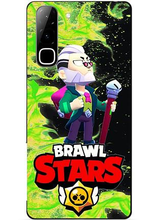 Чехол силиконовый бампер для infinix hot 70 (x6895) с героем бравл байрон brawl