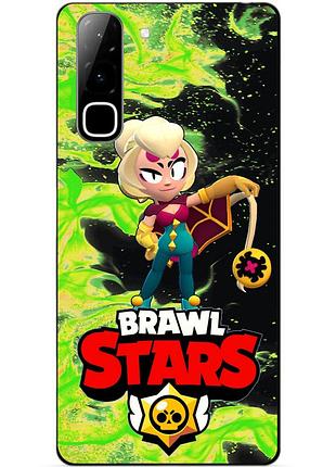 Чехол силиконовый бампер для infinix hot 70 (x6895) с героем бравл чарли brawl