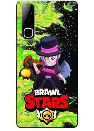 Чехол силиконовый бампер для infinix hot 70 (x6895) с героем бравл мортис brawl