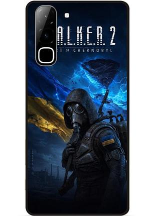 Силиконовый чехол бампер для infinix hot 70 (x6895) stalker сталкер