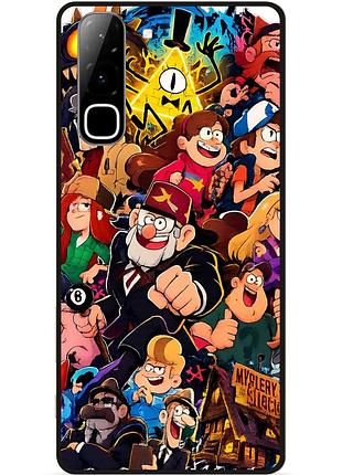 Силіконовий чохол бампер для infinix hot 70 (x6895) з малюнком гравіті фолз gravity falls