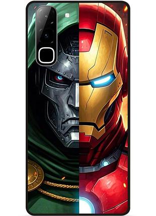 Чехол силиконовый бампер для infinix hot 70 (x6895) с картинкой avengers doomsday мстители