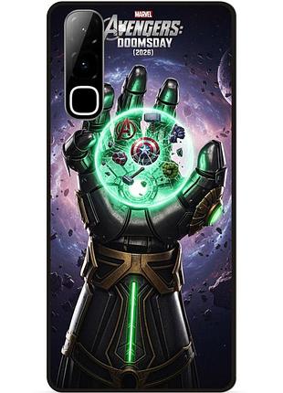 Силіконовий бампер чохол для infinix hot 70 (x6895) з картинкою doomsday доктор дум avengers