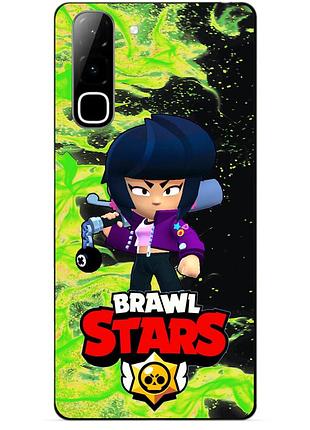 Чехол силиконовый бампер для infinix hot 70 (x6895) с героем бравл биби brawl