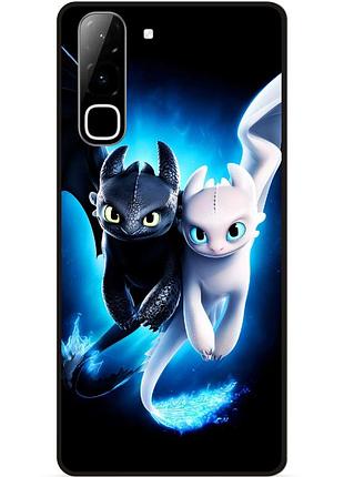 Силиконовый чехол для infinix hot 70 (x6895) как приручить дракона dragon