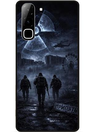 Силиконовый чехол для infinix hot 70 (x6895) с картинкой stalker сталкер