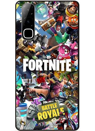 Силіконовий чохол бампер для infinix hot 70 (x6895) з картинкою fortnite фортнайт
