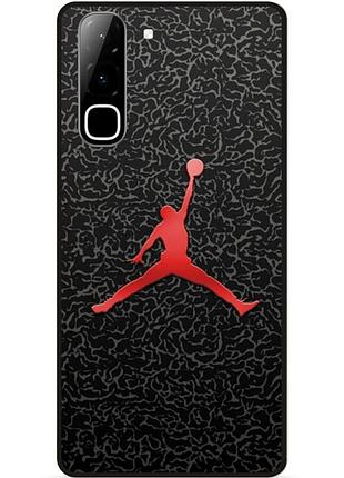 Силіконовий чохол бампер для infinix hot 70 (x6895) з малюнком jordan джордан