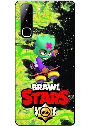 Силіконовий бампер чохол для infinix hot 70 (x6895) з героєм бравл оллі brawl