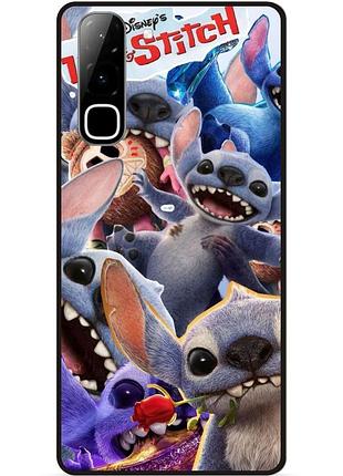 Силиконовый чехол бампер для infinix hot 70 (x6895) с картинкой stitch стич