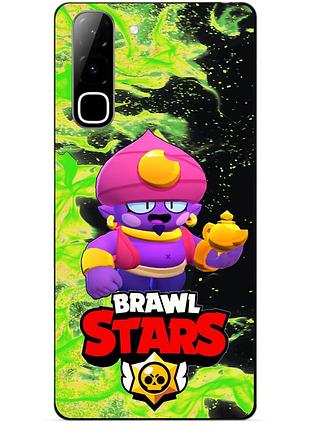 Чехол силиконовый бампер для infinix hot 70 (x6895) с героем бравл джин brawl