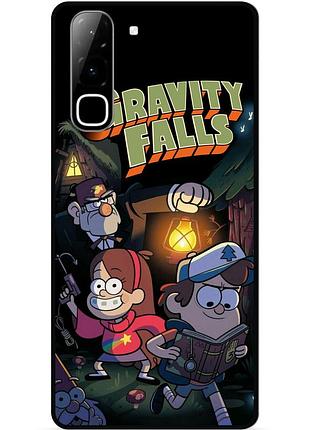 Силіконовий чохол бампер для infinix hot 70 (x6895) з малюнком гравіті фолз gravity falls