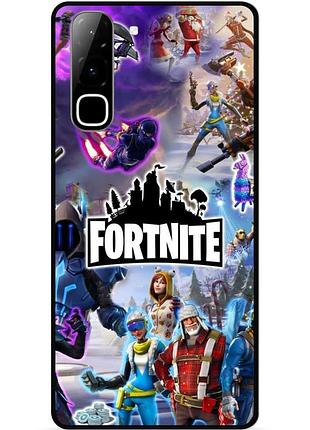 Силиконовый чехол бампер для infinix hot 70 (x6895) игра fortnite фортнайт