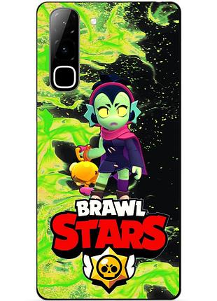 Чехол силиконовый бампер для infinix hot 70 (x6895) с героем бравл виллоу brawl