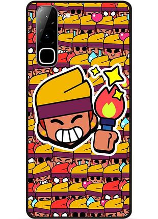 Силіконовий чохол бампер для infinix hot 70 (x6895) стікери бравл амбер brawl