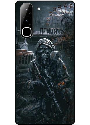 Силіконовий бампер чохол для infinix hot 70 (x6895) з малюнком stalker сталкер