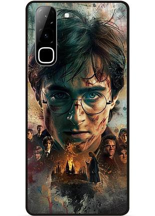 Силиконовый бампер чехол для infinix hot 70 (x6895) с рисунком harry potter гарри поттер