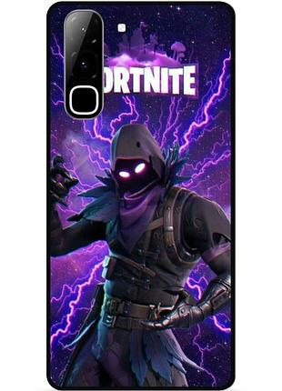 Силиконовый чехол бампер для infinix hot 70 (x6895) с картинкой fortnite фортнайт