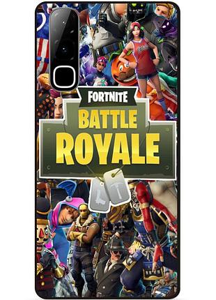 Силиконовый бампер чехол для infinix hot 70 (x6895) игра fortnite фортнайт