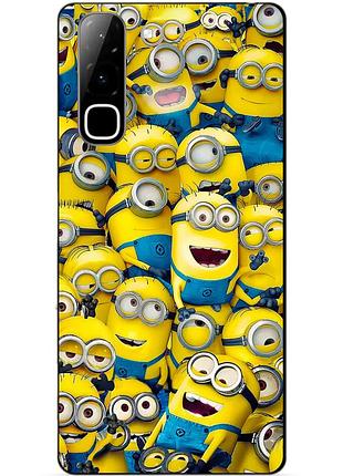 Силіконовий чохол бампер для infinix hot 70 (x6895) з малюнком міньйони minion