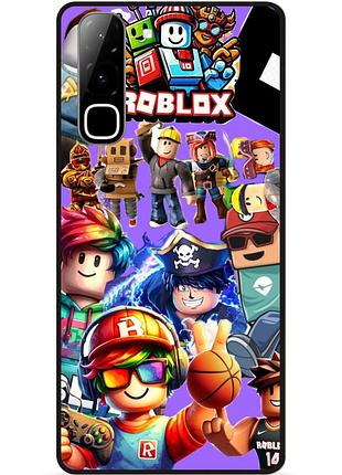 Силіконовий чохол бампер для infinix hot 70 (x6895) з малюнком роблокс roblox