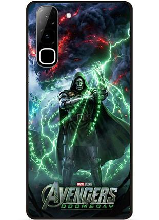 Силиконовый чехол бампер для infinix hot 70 (x6895) doomsday доктор дум avengers