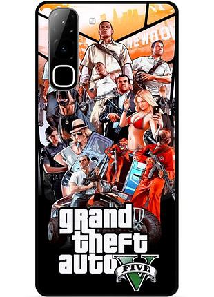 Силіконовий бампер чохол для infinix hot 70 (x6895) з малюнком gta гта