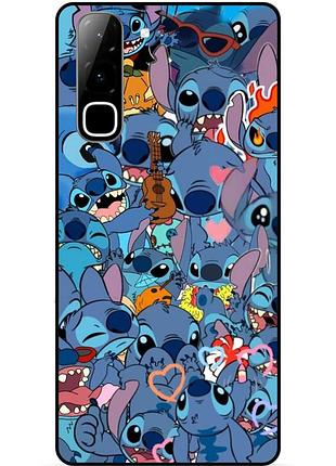 Силіконовий бампер чохол для infinix hot 70 (x6895) з картинкою стіч stitch
