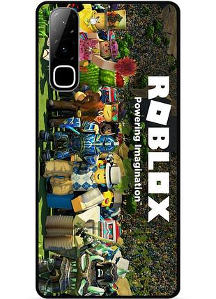 Силіконовий чохол бампер для infinix hot 70 (x6895) з картинкою роблокс roblox