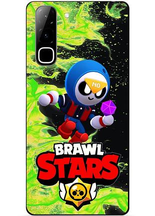 Чехол силиконовый бампер для infinix hot 70 (x6895) с героем бравл мипл brawl