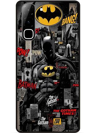 Силіконовий бампер чохол для infinix hot 70 (x6895) з малюнком batman бэтмен