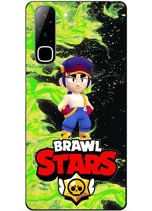 Чехол силиконовый бампер для infinix hot 70 (x6895) с героем бравл фэнг brawl