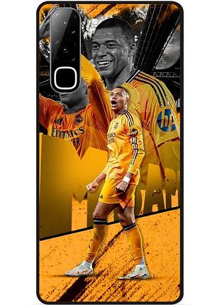 Силіконовий чохол бампер для infinix hot 70 (x6895) з малюнком mbappe real мбаппе