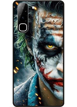 Чехол силиконовый бампер для infinix hot 70 (x6895) с рисунком джокер харли квинн joker