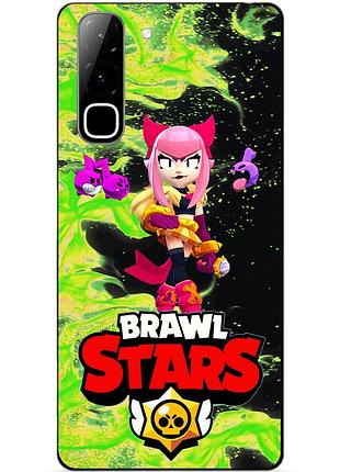 Чехол силиконовый бампер для infinix hot 70 (x6895) с героем бравл мелоди brawl