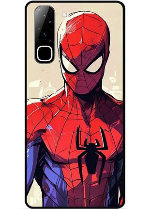 Силіконовий чохол бампер для infinix hot 70 (x6895) людина-павук spider man