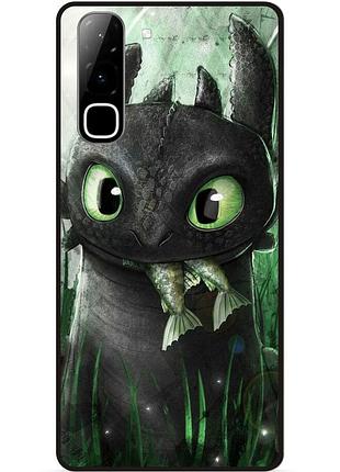 Силиконовый чехол для infinix hot 70 (x6895) с картинкой как приручить дракона dragon