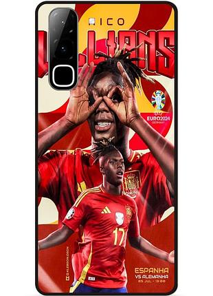 Силіконовий чохол бампер для infinix hot 70 (x6895) з малюнком nico williams нико уильямс