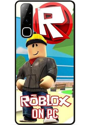 Силіконовий чохол бампер для infinix hot 70 (x6895) з картинкою роблокс roblox