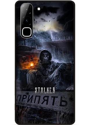 Чехол силиконовый для infinix hot 70 (x6895) с картинкой stalker сталкер