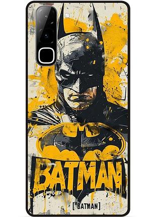 Чехол силиконовый бампер для infinix hot 70 (x6895) с рисунком batman dc бэтмен