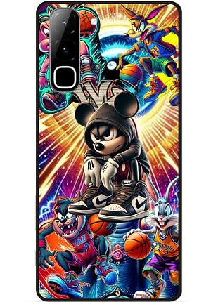 Силіконовий чохол бампер для infinix hot 70 (x6895) з малюнком микки маус disney