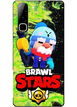 Чехол силиконовый бампер для infinix hot 70 (x6895) с героем бравл гэйл brawl