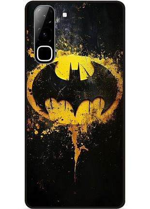 Чехол силиконовый бампер для infinix hot 70 (x6895) с рисунком бэтмен dc batman