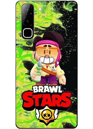 Чехол силиконовый бампер для infinix hot 70 (x6895) с героем бравл джэ ён brawl