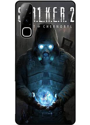 Силіконовий бампер чохол для infinix hot 70 (x6895) з малюнком stalker сталкер