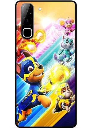 Силиконовый чехол для infinix hot 70 (x6895) с картинкой щенячий патруль