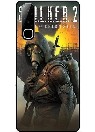 Силіконовий бампер чохол для infinix hot 70 (x6895) з малюнком stalker сталкер