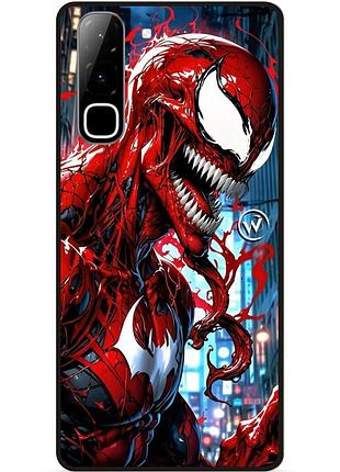 Силіконовий чохол бампер для infinix hot 70 (x6895) з малюнком веном venom карнаж